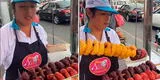 Peruana causa furor con su emprendimiento al vender picarones de.. ¿Maíz morado y fresa?