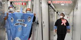 Enfermeros arman su desfile en los pasadizos del hospital: "Necesito un equipo de trabajo con ese espíritu"
