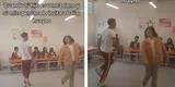 Profesora peruana baila con su alumno venezolano al ritmo de huayno y se roban el show: "Excelente"