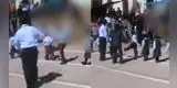 Escolar hace apurar a su compañero de una inusual manera en pleno desfile por Fiestas Patrias : “Tú te lo buscaste”
