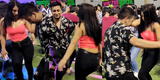 Peruanos llaman la atención por su singular forma de bailar huayno en una fiesta y es viral en TikTok