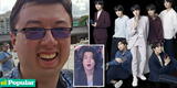 Phillip Chu Joy se codea con Suga de BTS en evento en Corea: "Los beneficios de estar en primera fila"