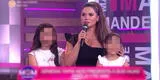 Génesis Tapia se quiebra al presentar a sus hijas en TV y revelar que estuvieron al borde de la muerte