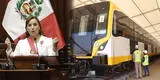 Marcha blanca del tramo 1 de la Línea 2 del Metro de Lima iniciará a fines de 2023, según Dina Boluarte