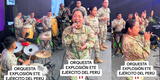 Orquesta del Ejército la rompe con su concierto al ritmo de cumbia y recibieron elogios de los usuarios