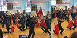 Miembros de la PNP arman ‘jarana’ en el Aeropuerto Jorge Chávez y se lucen con espectaculares pasos de baile