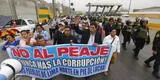 Vecinos inician protestas en peaje de Puente Piedra tildan de mentiroso a Rafael López Aliaga