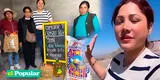 Lesly Castillo lleva donaciones a comedor popular en Arequipa y se conmueve: "Hace 7 días que no comen"