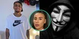 Youna se disfraza de Anonymous y responde a Samahara Lobatón por acusarlo de hackear sus redes