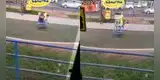 "No dejan ser feliz": heladero deja su carrito a un lado para ponerse a hacer ejercicios y se vacilan