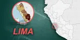 Temblor en Lima hoy, martes 8 de agosto: epicentro del último sismo en Perú