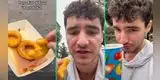 Turista estadounidense prueba picarones de singular manera y causa revuelo en las redes: “Sabia receta”