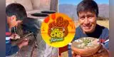 Waldir Maqque, el cocinero viral en TikTok, preparó 'sopa de piedra' y sorprende a usuarios