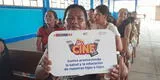 Familias del programa Juntos participan de cine comunitario en Ucayali