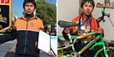 Escolar huancaíno rifa sus bicicletas para juntar US$7.300 e ir a campeonato de matemática en Polonia