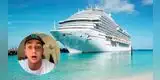 Trabajó en crucero y explica por qué no puede hablar más de 15 minutos con los pasajeros