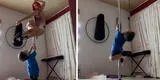 Niño sorprende al bailar pole dance junto a su hermana y video es viral en las redes