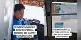 Chofer no le quiere cobrar medio pasaje a universitaria peruana y ella lo encara: "Señor, es una ley"