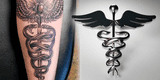 Descubre el significado del tatuaje del Caduceo
