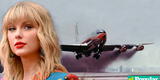 Taylor Swift catalogada como la artista que más contamina por el uso de jet privado, según Celebrity Jets