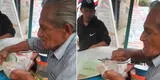 Peruano de 80 años vende cebiche en bolsa en Cercado de Lima y es un éxito: "Mucha humildad"