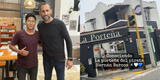 Peruano emocionado por foto con Hernán Barcos tras visitar su negocio en Miraflores: "Grande, el Pirata"