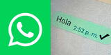 WhatsApp: ¿Qué pasa si borro un mensaje con una palomita?