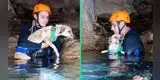 Buzos salvan la vida a ‘Shakira’ una perrita que quedó atrapada en un cenote de Yucatán