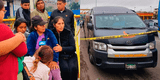 Esposa de chofer de combi acribillado por sicarios en Surco pide justicia: "Quiero saber quién ha hecho eso"