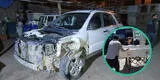 Ubican auto implicado en muerte de comerciante en autopista de Arequipa