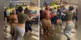 Pasea por Miraflores, la invitan a bailar música de la selva y sus pasos se roban el show: "Te luciste"