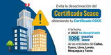 Más de mil usuarios no cumplieron con certificación de profesional