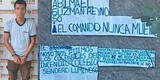 Loreto: Fiscalía investiga al escolar que quemó colegio y dejó mensajes de Abimael Guzmán