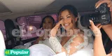 Estrella Torres muestra por fin su vestido de novia: Así llegó a su boda con Kevin Salas
