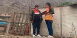 Fenómeno de El Niño: Municipio de Comas empadrona y entrega calaminas a las zonas más altas del distrito