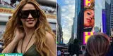 Shakira y la emotiva reacción de su hijo al ver a su madre en las pantallas de Times Square