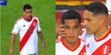 El gesto paternal de Paolo Guerrero a Joao Grimaldo en su debut en el Perú vs. Brasil