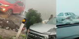 Reportan choque múltiple de vehículos en la variante de Pasamayo: “La neblina no deja ver nada”