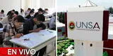 Examen de admisión UNSA 2024 EN VIVO: LINK de resultados finales, puntajes y carreras