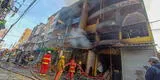 Al menos 5 edificios afectados tras incendio en emporio Albarracín en Trujillo