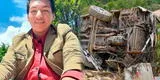 Joven universitario se salvó de morir en Huancavelica por llegar tarde al bus que cayó al abismo