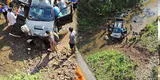 Huánuco: camioneta se despista y deja dos heridos de gravedad en la provincia de Puerto Inca