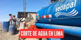 Corte masivo de agua en Lima: ¿Dónde se ubican los camiones cisternas y puntos de abastecimiento de Sedapal?