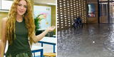Shakira: Colegio que inauguró hace menos de un mes en Barranquilla luce inundado por aguacero