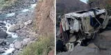 Minivan pierde el control y cae a abismo de 400 metros en Puno: 5 fallecieron y 5 luchan por su vida