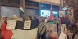 "Palestina libre": Se registraron protestas en Centro de Lima en apoyo a Palestina