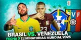 Brasil empata 1-1 contra Venezuela por las Eliminatorias 2026: resumen y goles del histórico empate