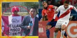 Peruano viaja a Chile para alentar a la selección y defiende el origen del pisco: "Nací en Perú"