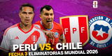 [América TV] Perú vs. Chile EN VIVO por la fecha 3 de las Eliminatorias 2026: Horario y canales
