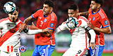 Perú cayó 2-0 ante Chile en Santiago con gol de Valdés y un autogol de López